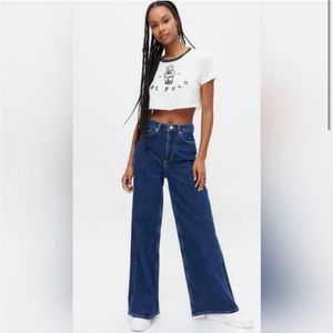 BDG The A-Wide Leg High Rise Jeans